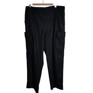 VTG Gap Pants Mens 38X30 Wool Blend Cargos Regular Straight‎ Leg Y2K Casual Gray